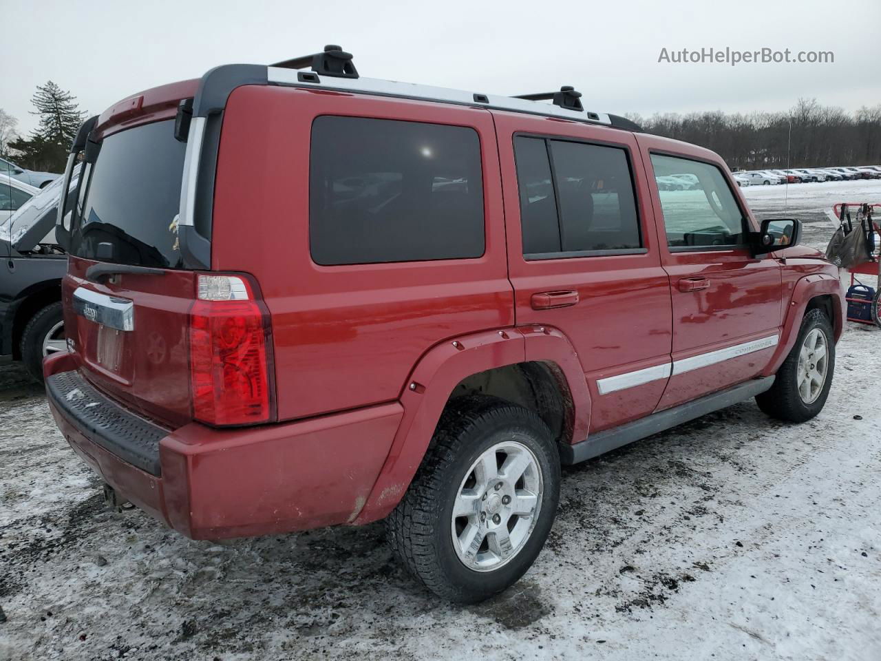 2006 Jeep Commander Limited Red vin: 1J8HG58N06C125320