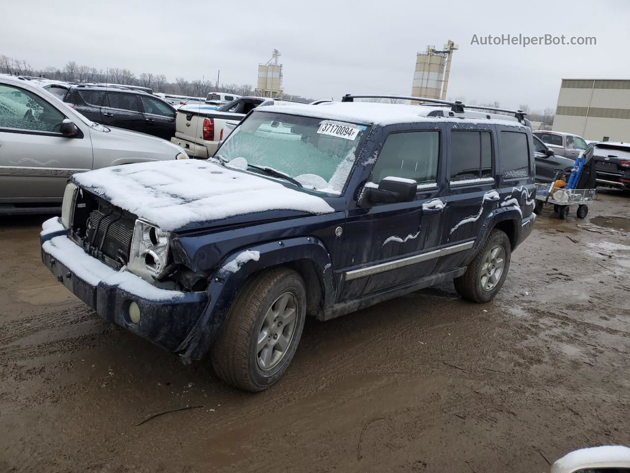 2006 Jeep Commander Limited Синий vin: 1J8HG58N06C179197