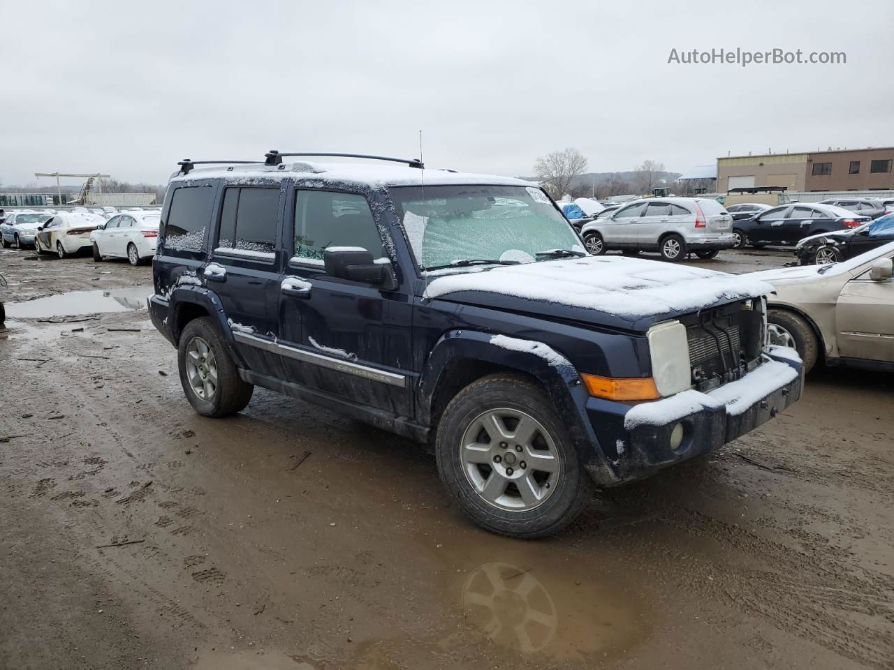 2006 Jeep Commander Limited Синий vin: 1J8HG58N06C179197