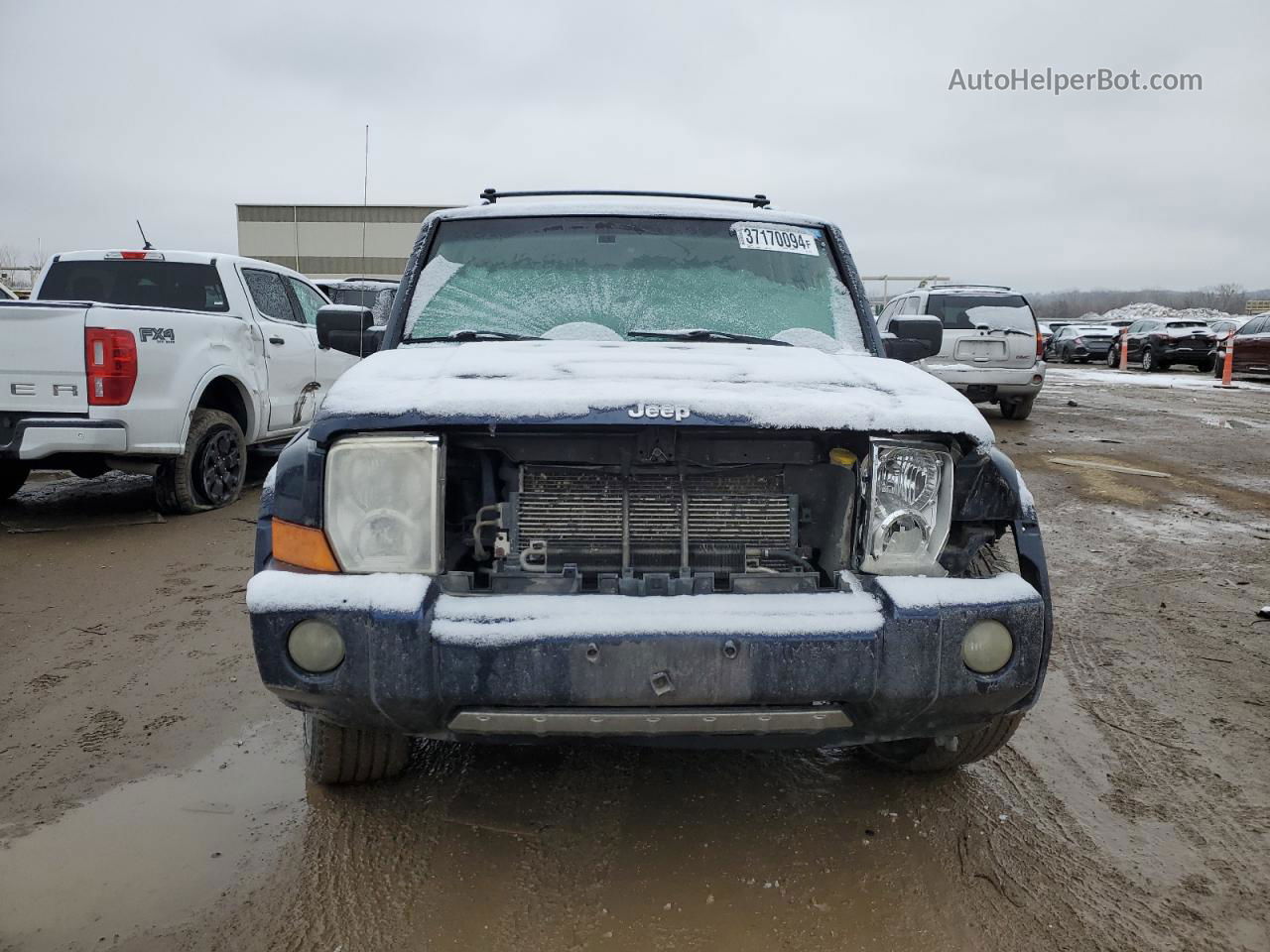 2006 Jeep Commander Limited Синий vin: 1J8HG58N06C179197