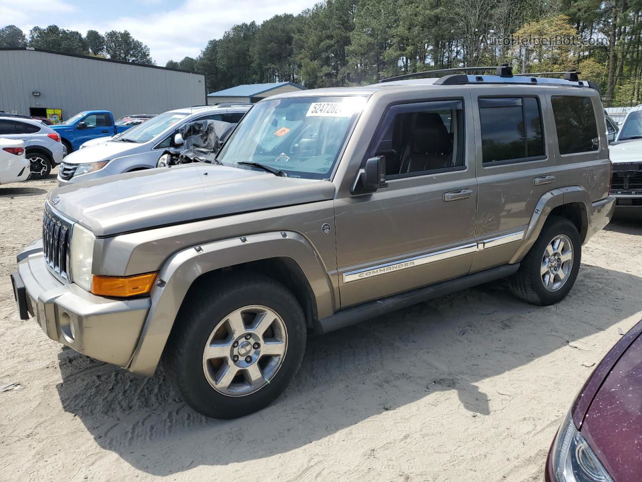 2006 Jeep Commander Limited Tan vin: 1J8HG58N06C295984