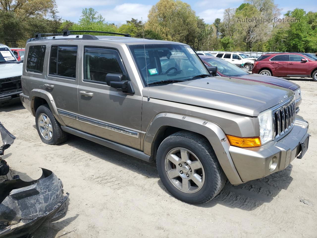 2006 Jeep Commander Limited Tan vin: 1J8HG58N06C295984