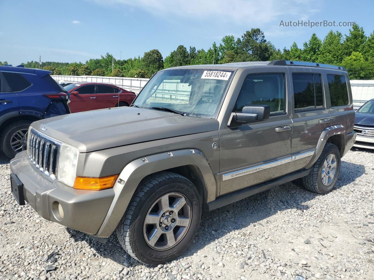 2006 Jeep Commander Limited Brown vin: 1J8HG58N26C105943