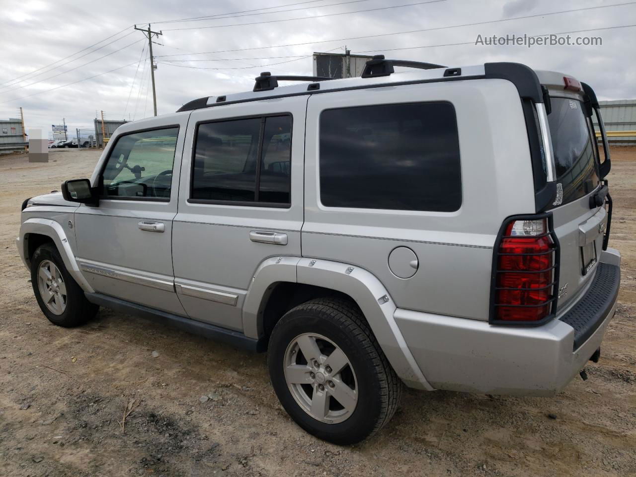 2006 Jeep Commander Limited Silver vin: 1J8HG58N26C189701