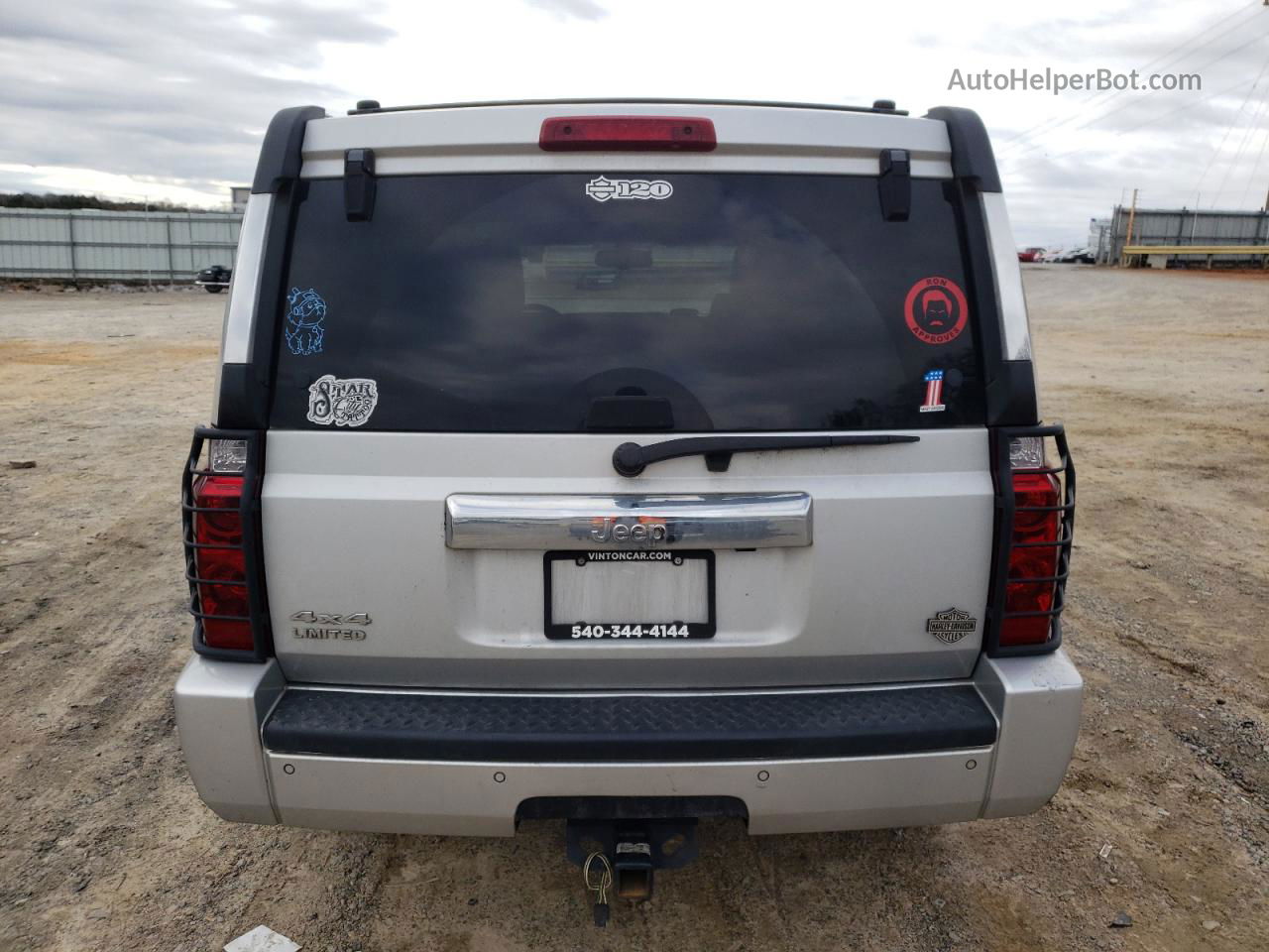 2006 Jeep Commander Limited Silver vin: 1J8HG58N26C189701