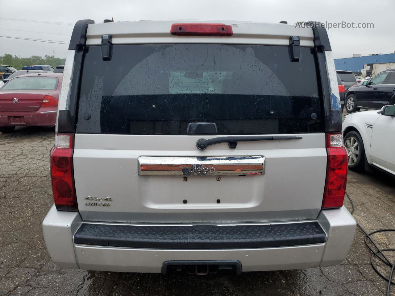 2006 Jeep Commander Limited Silver vin: 1J8HG58N46C127572