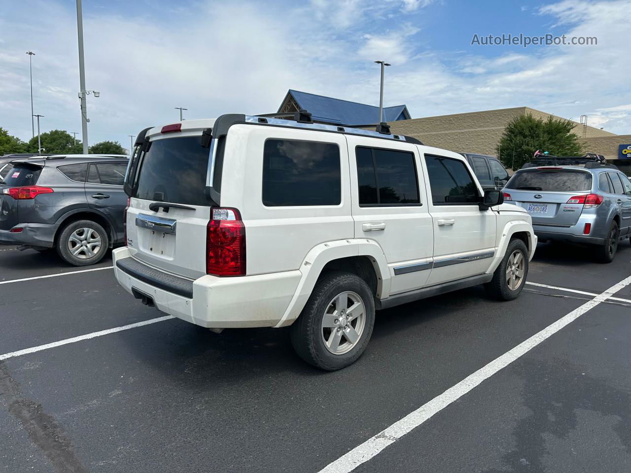 2006 Jeep Commander Limited White vin: 1J8HG58N66C156555