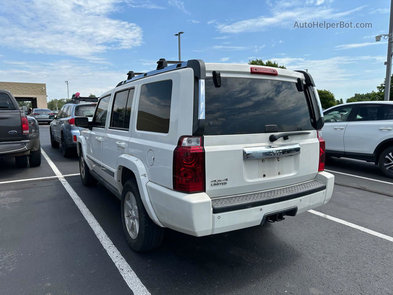 2006 Jeep Commander Limited White vin: 1J8HG58N66C156555