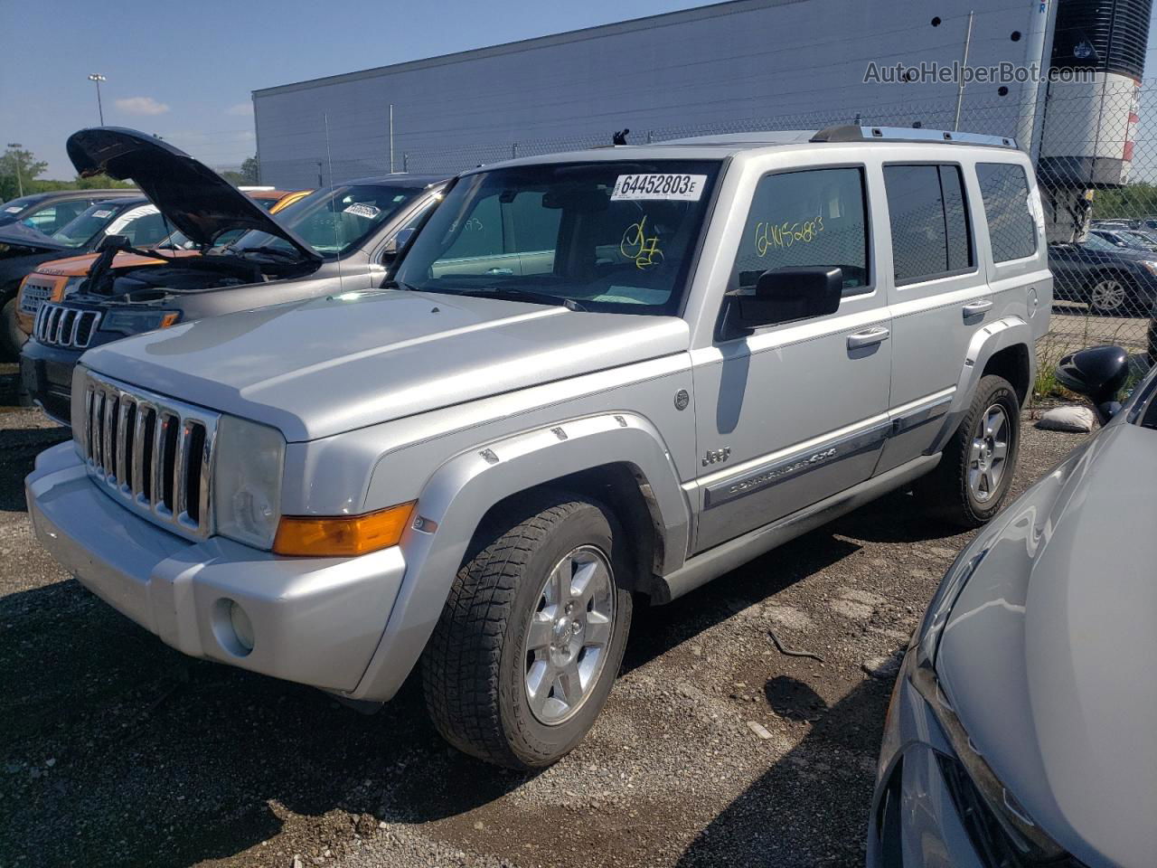 2006 Jeep Commander Limited Silver vin: 1J8HG58N86C301238