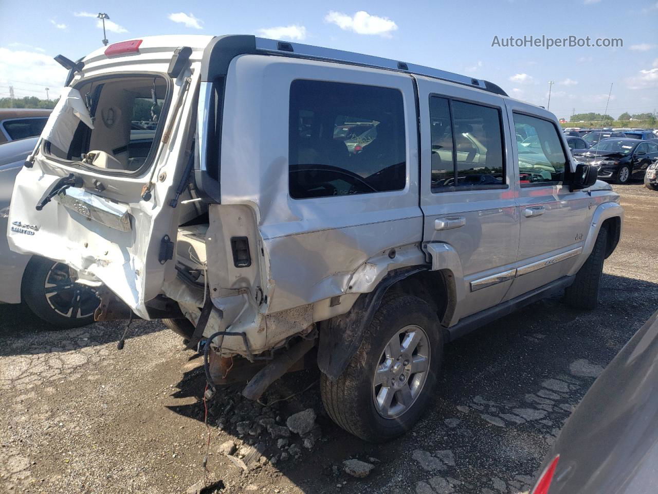 2006 Jeep Commander Limited Silver vin: 1J8HG58N86C301238