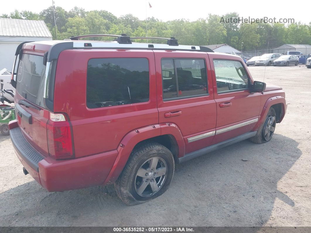 2006 Jeep Commander Limited Red vin: 1J8HG58N96C253149