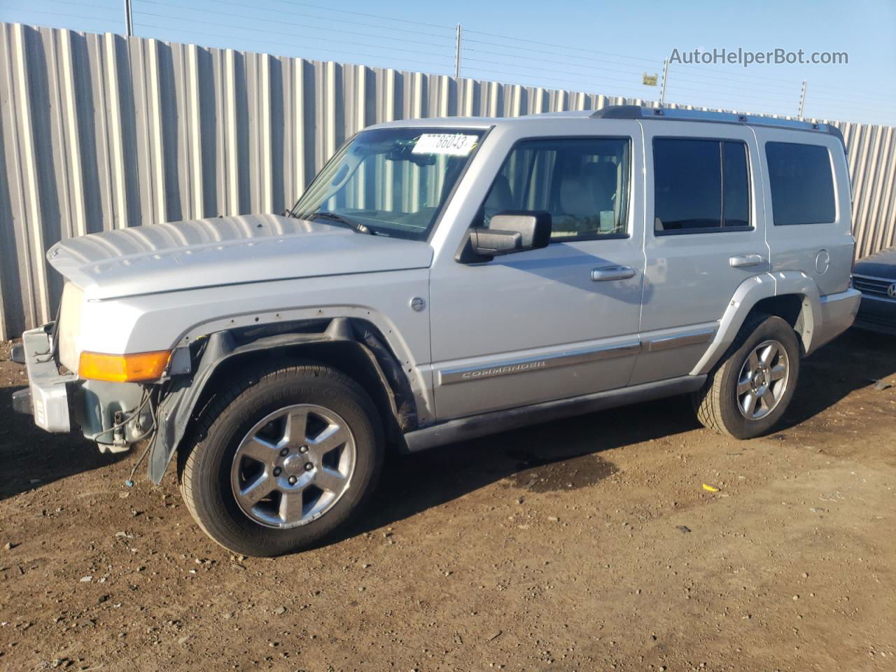 2006 Jeep Commander Limited Silver vin: 1J8HG58N96C303080