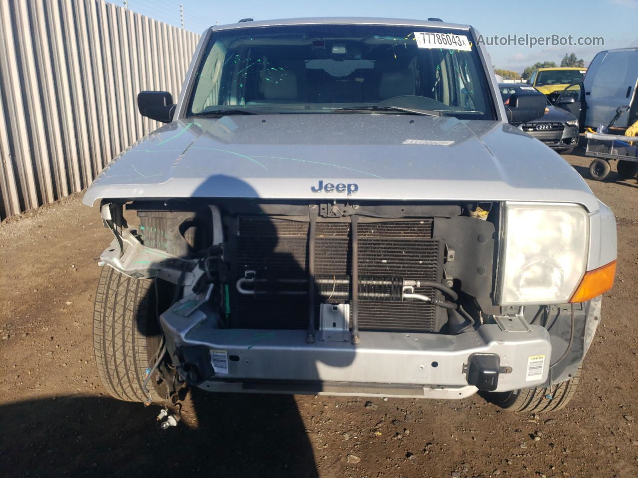 2006 Jeep Commander Limited Silver vin: 1J8HG58N96C303080