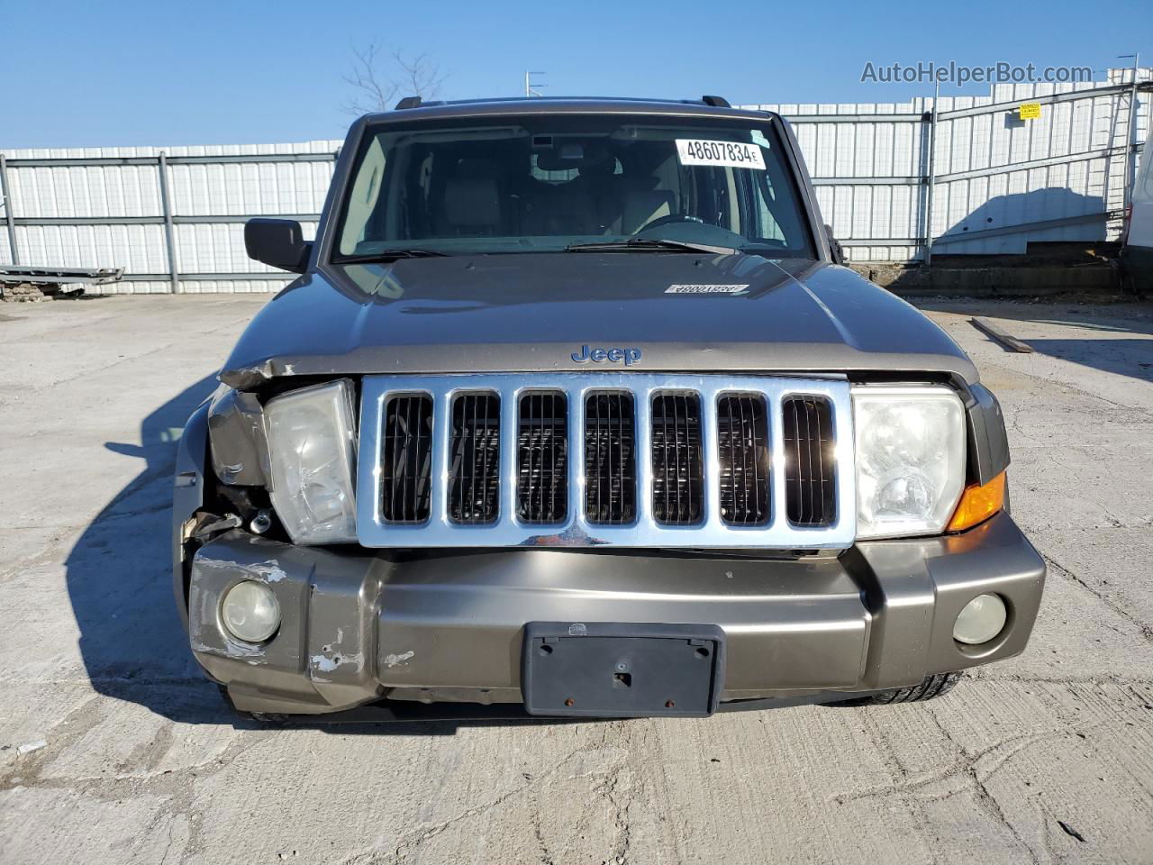 2006 Jeep Commander Limited Beige vin: 1J8HG58N96C305556