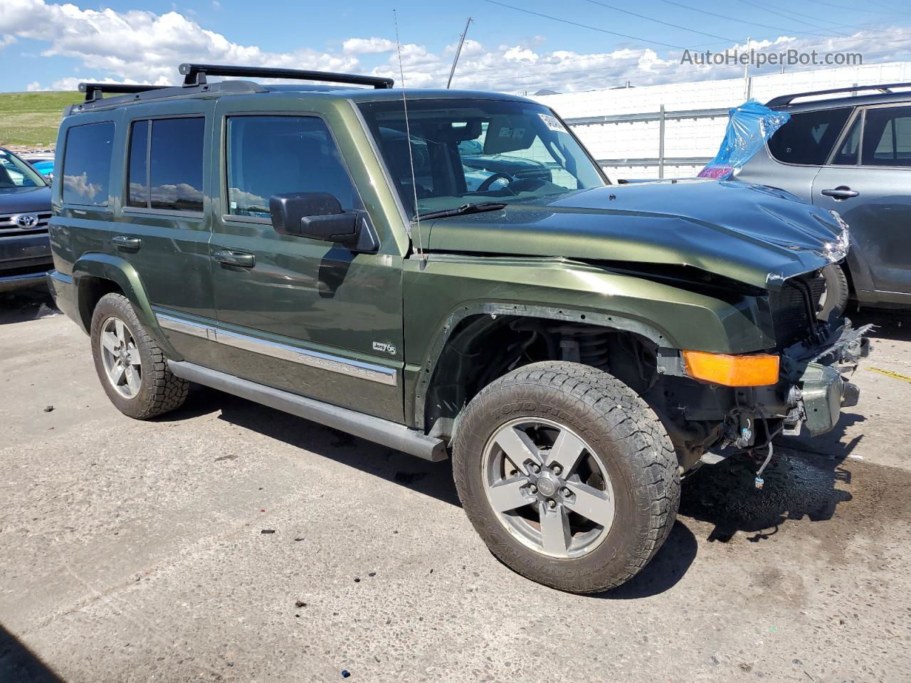 2006 Jeep Commander  Green vin: 1J8HH48K16C346647