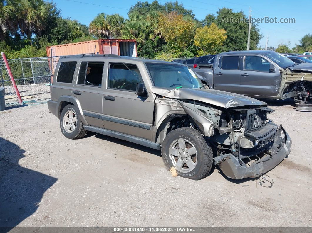 2006 Jeep Commander   Beige vin: 1J8HH48K56C165776