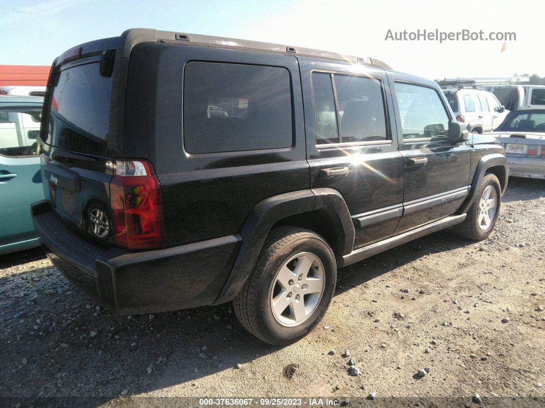 2006 Jeep Commander Black vin: 1J8HH48K76C157243