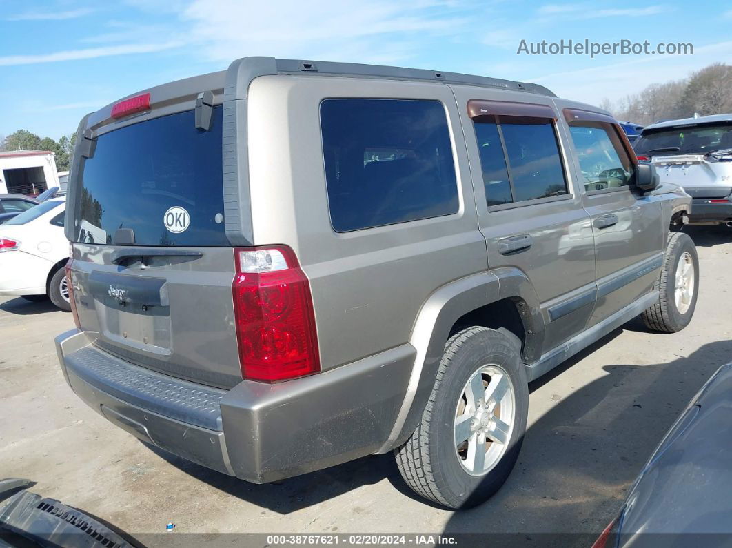 2006 Jeep Commander   Gold vin: 1J8HH48K86C171460