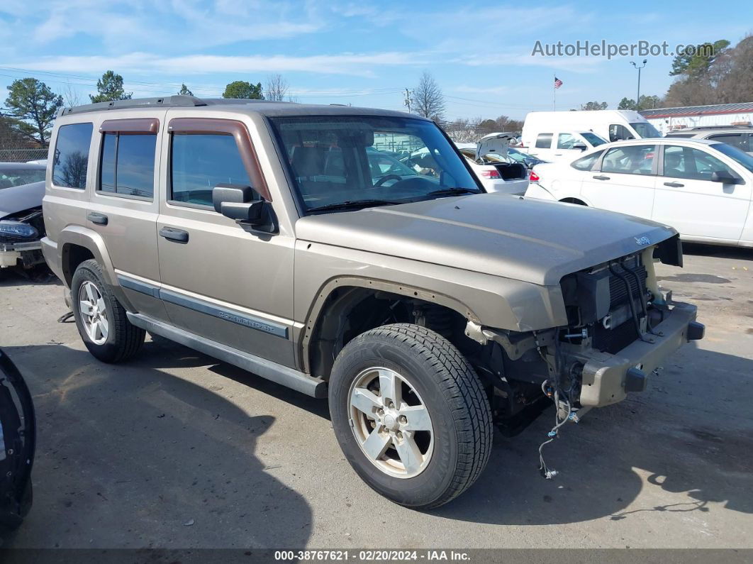 2006 Jeep Commander   Gold vin: 1J8HH48K86C171460