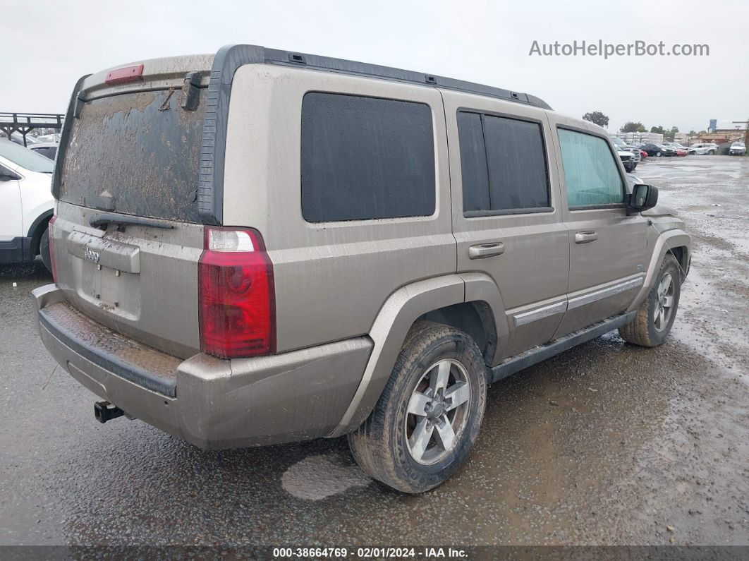 2006 Jeep Commander   Brown vin: 1J8HH48K86C293896