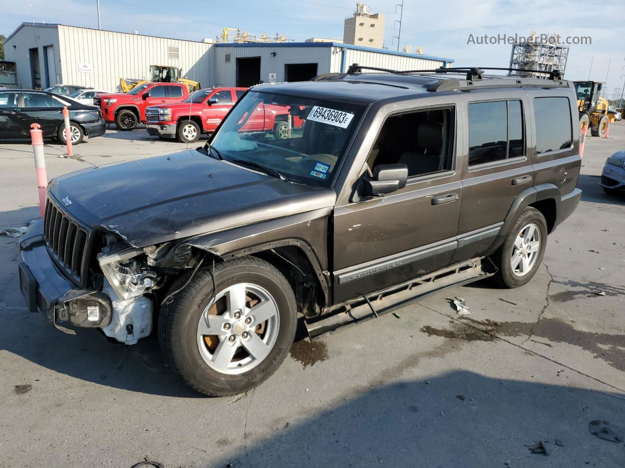 2006 Jeep Commander  Коричневый vin: 1J8HH48N26C157063