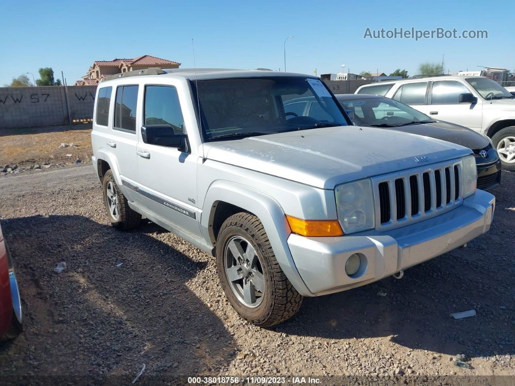 2006 Jeep Commander Silver vin: 1J8HH48N26C260936