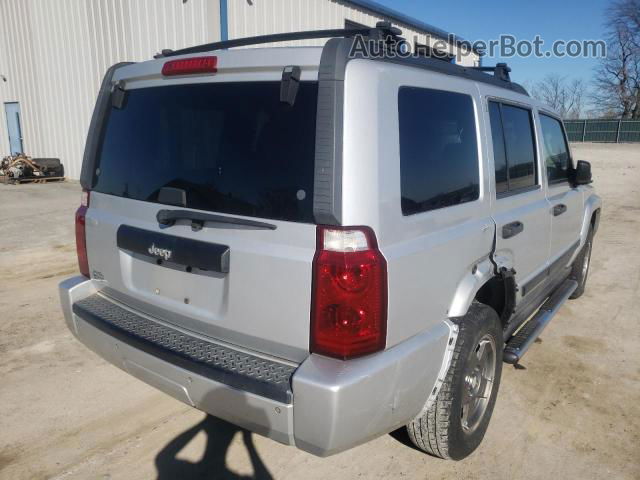 2006 Jeep Commander  Silver vin: 1J8HH48N36C156956