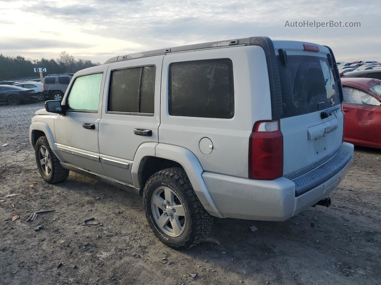 2006 Jeep Commander  Silver vin: 1J8HH48N36C239206