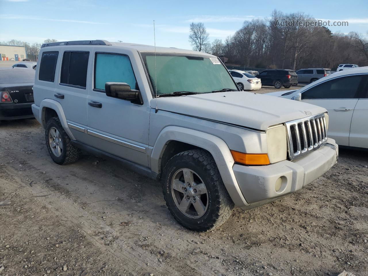 2006 Jeep Commander  Silver vin: 1J8HH48N36C239206