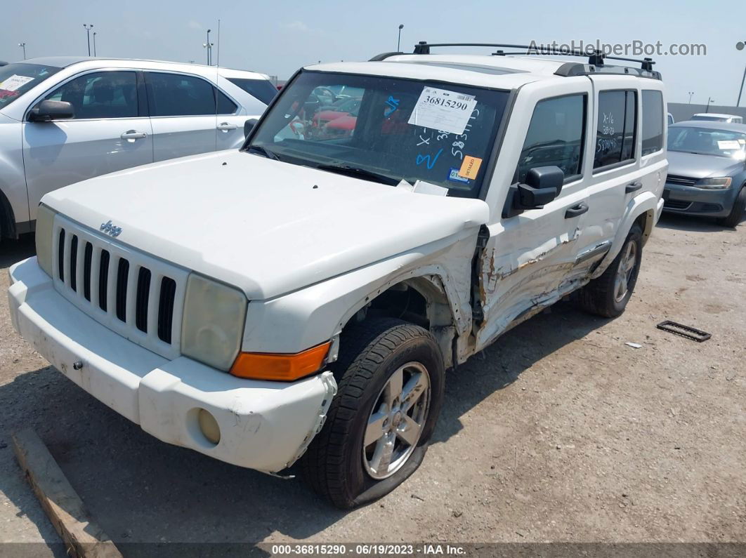 2006 Jeep Commander   White vin: 1J8HH48N36C339600