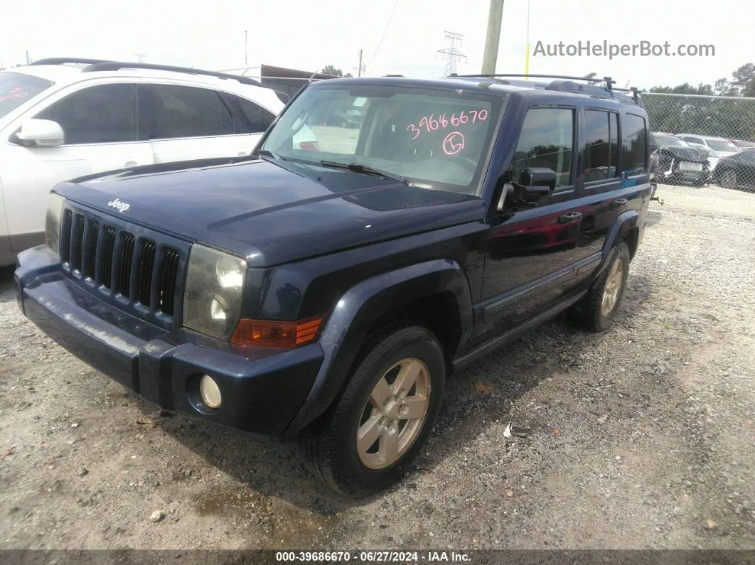 2006 Jeep Commander   Blue vin: 1J8HH48N46C175855