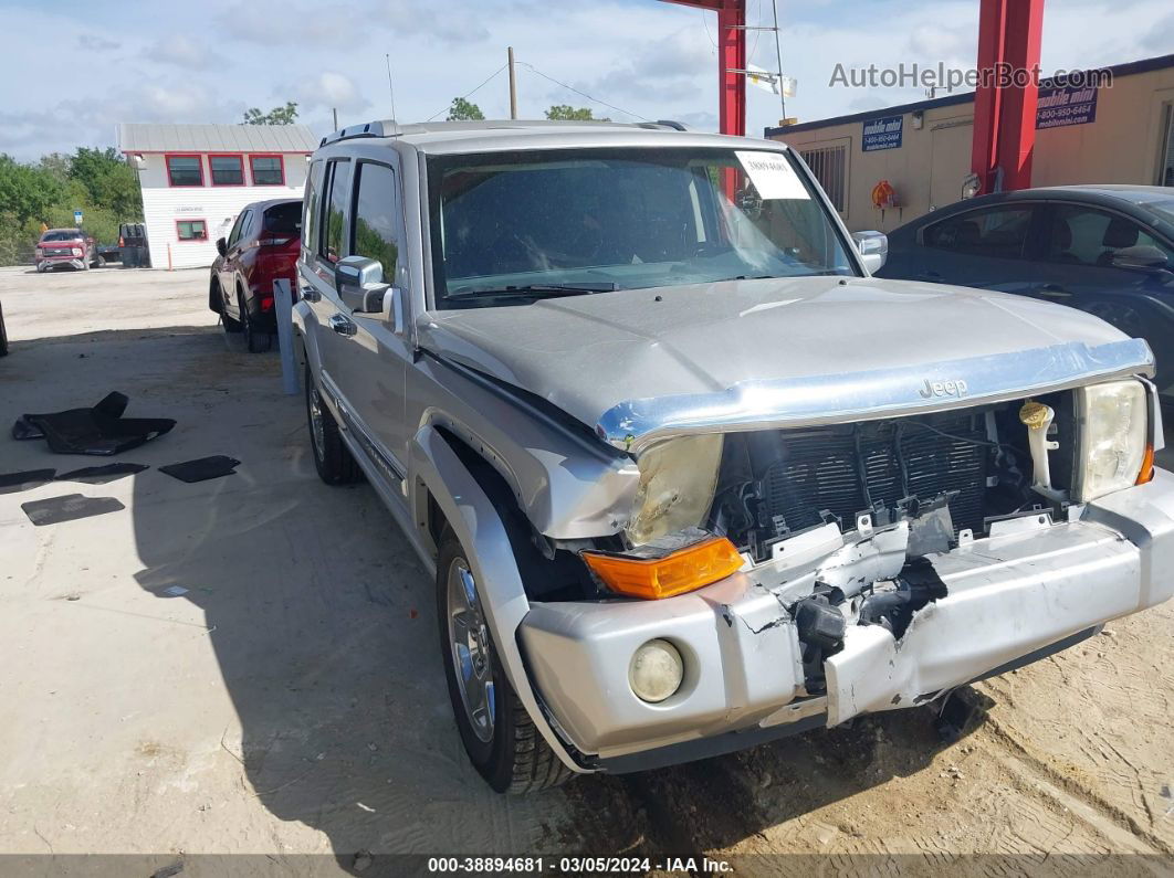 2006 Jeep Commander   Silver vin: 1J8HH48N66C151881