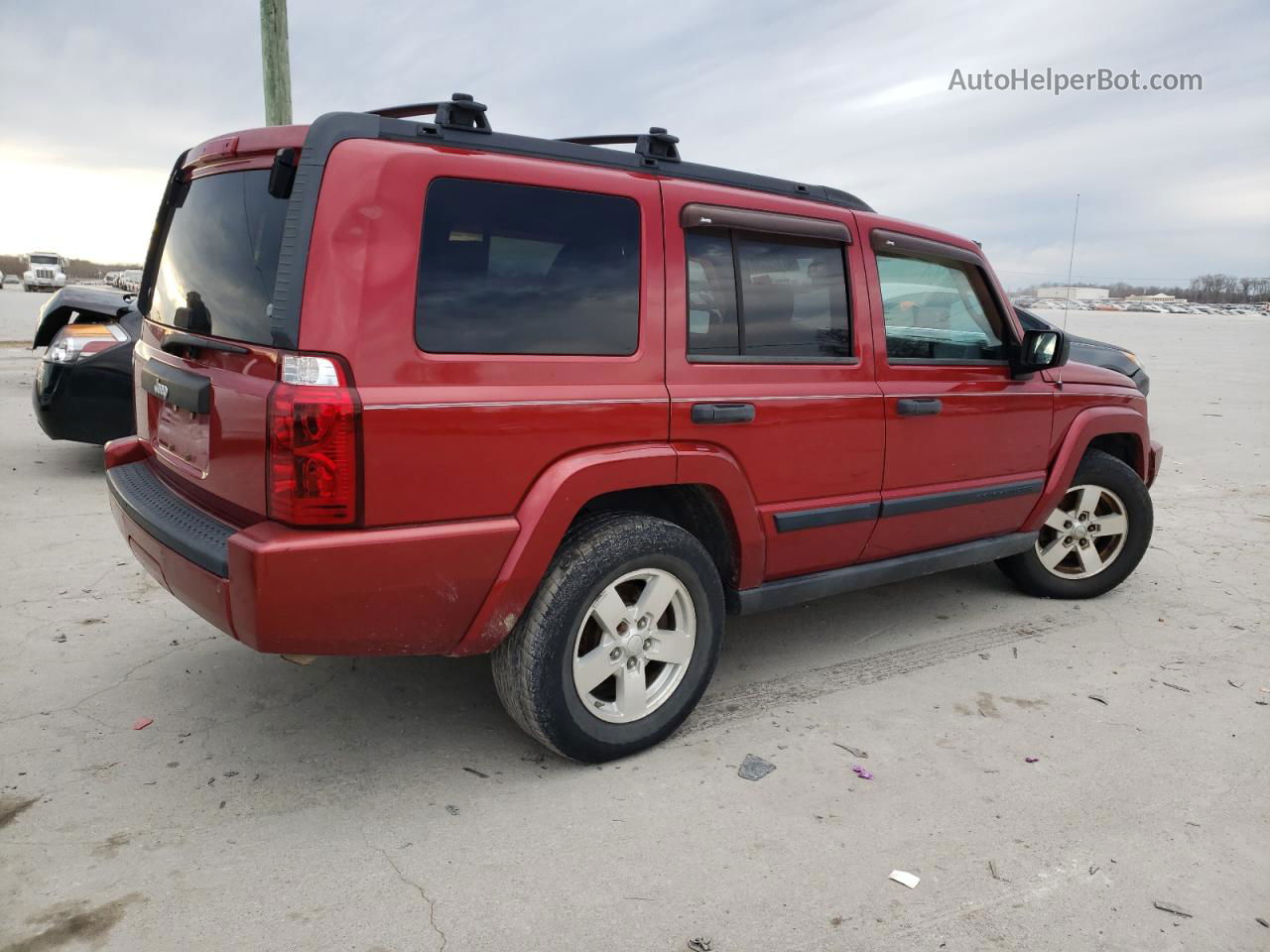 2006 Jeep Commander  Red vin: 1J8HH48N76C189278