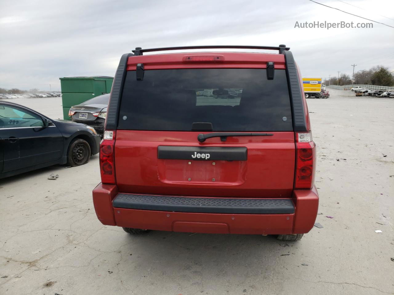 2006 Jeep Commander  Red vin: 1J8HH48N76C189278