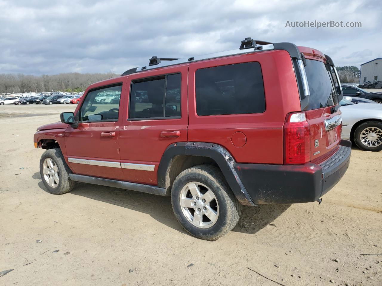 2006 Jeep Commander Limited Red vin: 1J8HH58206C283403