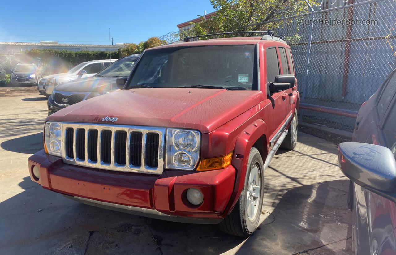 2006 Jeep Commander Limited Red vin: 1J8HH58236C280642