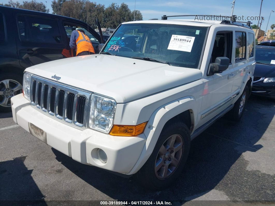 2006 Jeep Commander Limited White vin: 1J8HH58246C333476