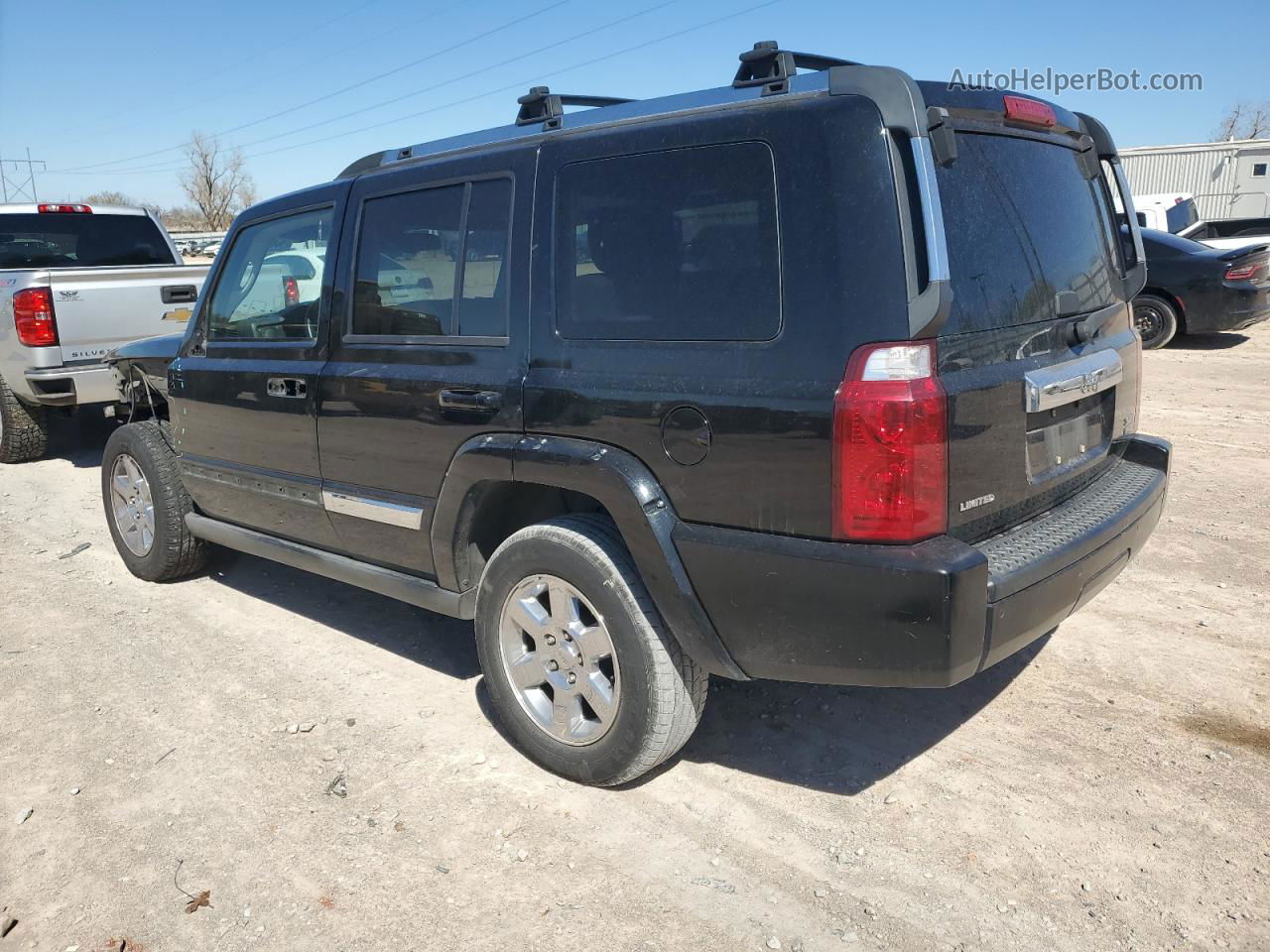 2006 Jeep Commander Limited Black vin: 1J8HH58276C289358