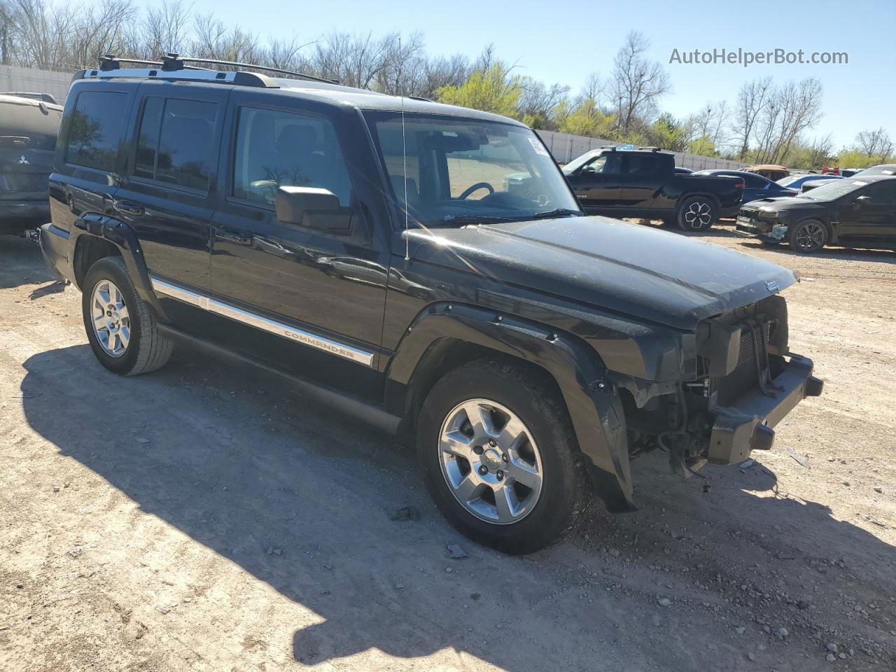 2006 Jeep Commander Limited Black vin: 1J8HH58276C289358