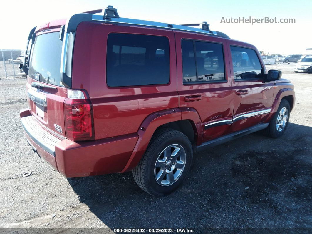 2006 Jeep Commander Limited Red vin: 1J8HH58286C231002