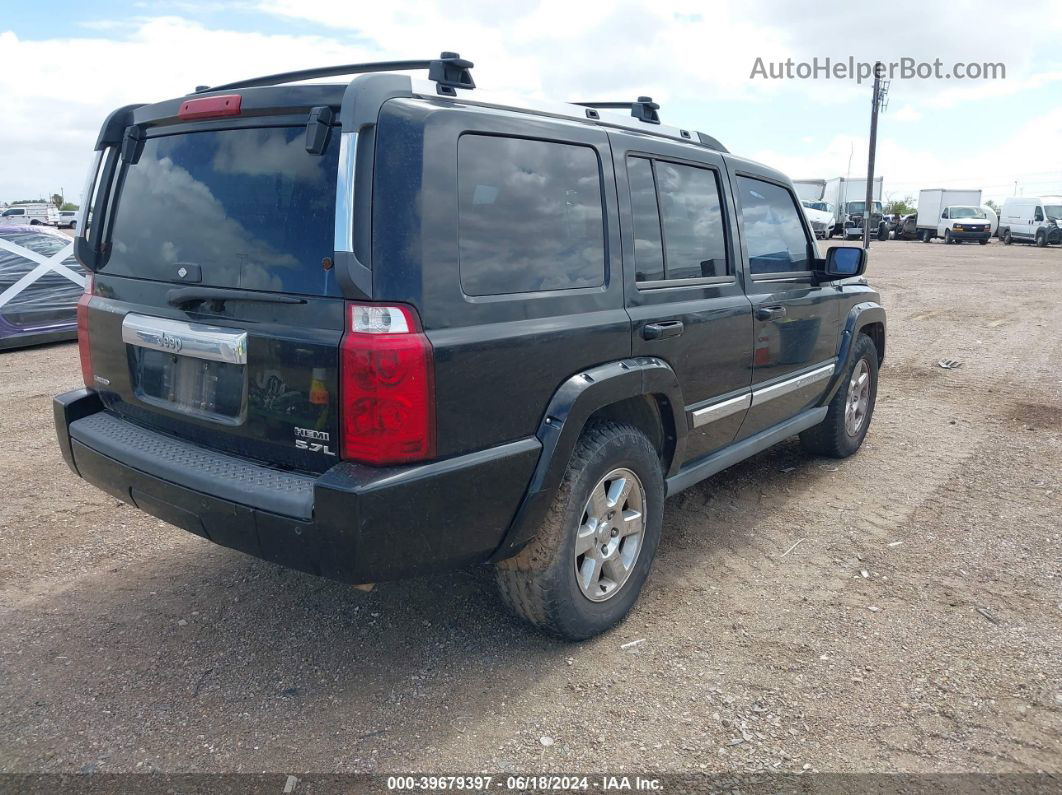 2006 Jeep Commander Limited Black vin: 1J8HH58286C365928