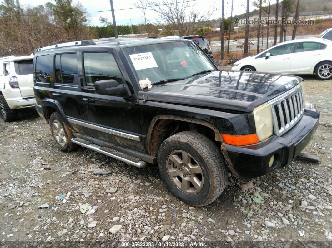 2006 Jeep Commander Limited Black vin: 1J8HH58296C283500