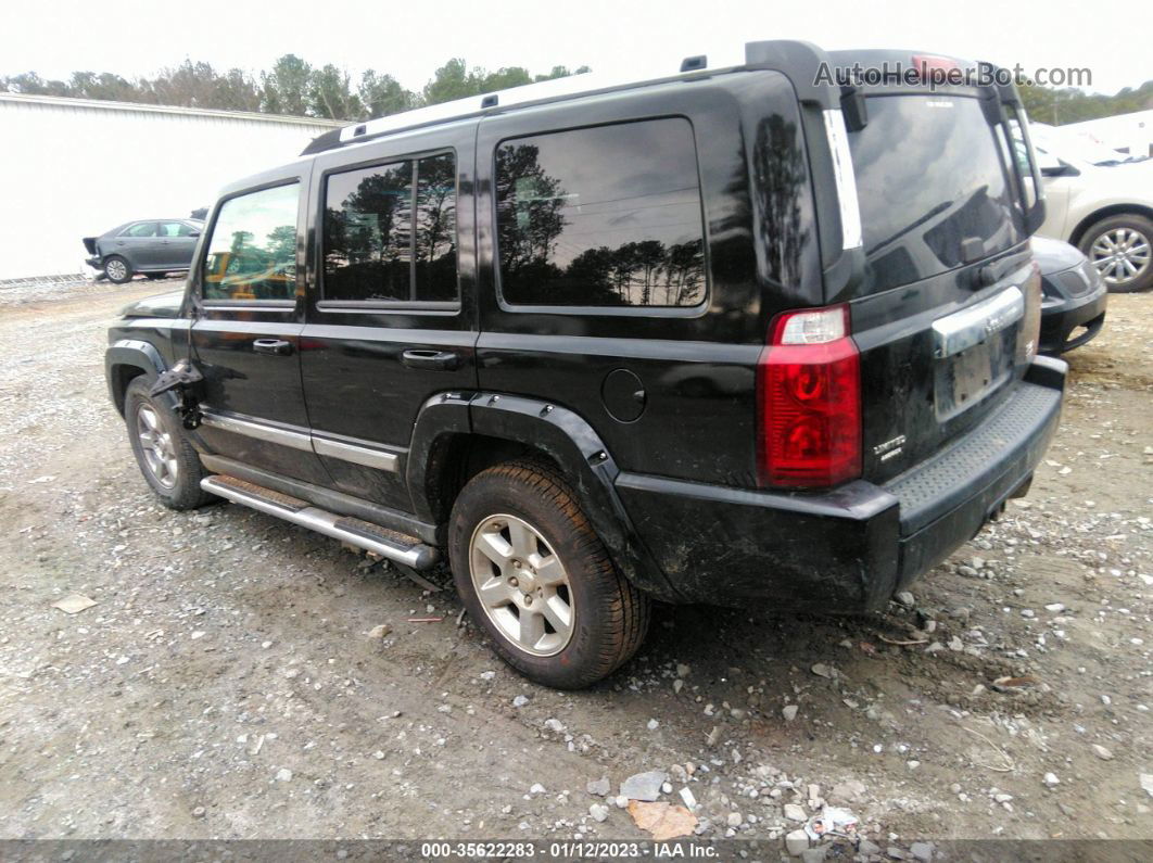 2006 Jeep Commander Limited Black vin: 1J8HH58296C283500