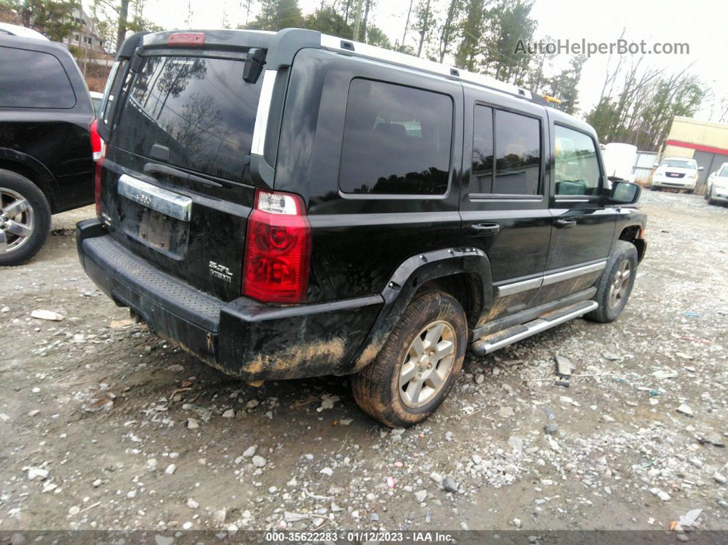 2006 Jeep Commander Limited Black vin: 1J8HH58296C283500