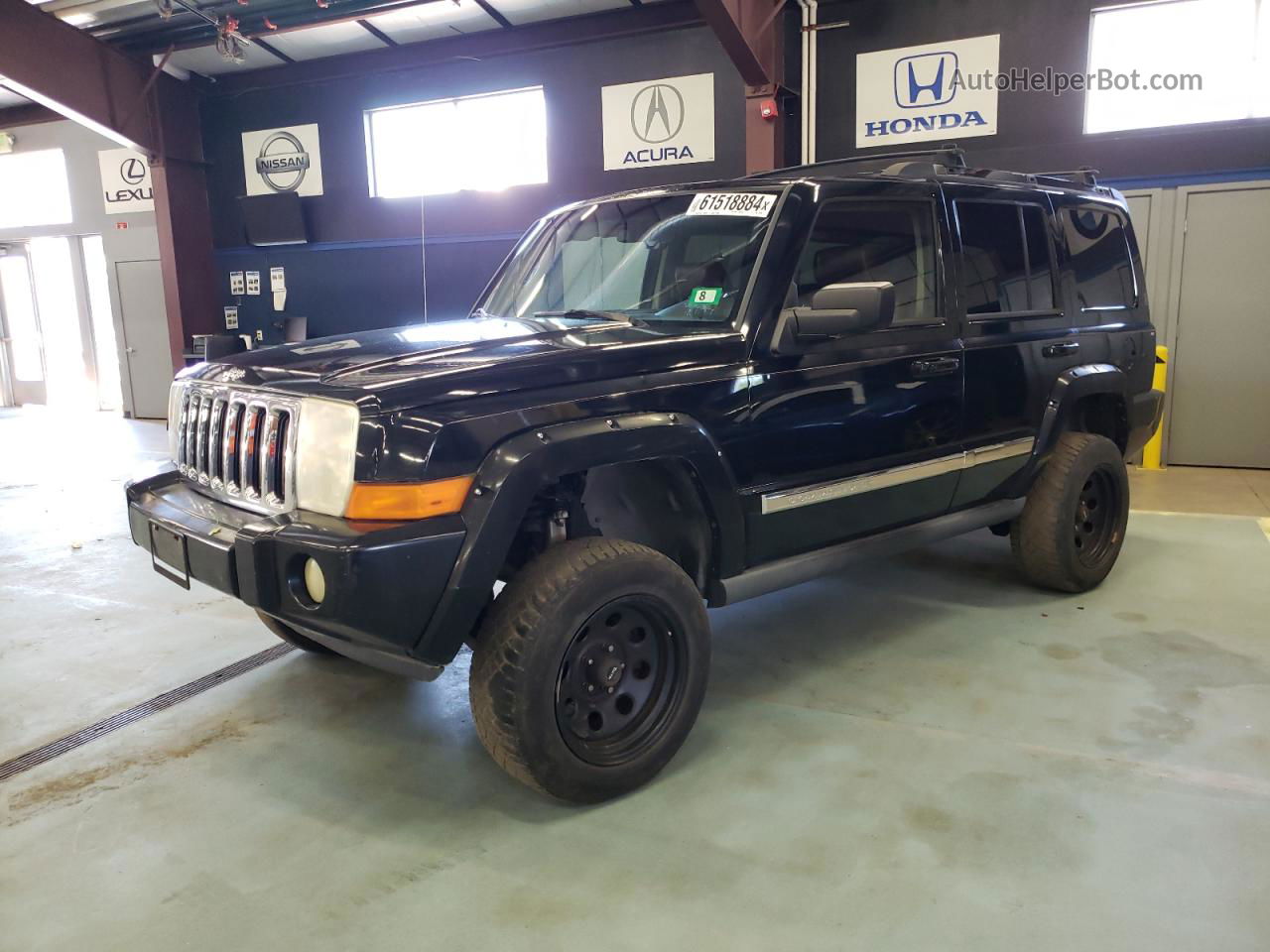 2006 Jeep Commander Limited Black vin: 1J8HH582X6C220292