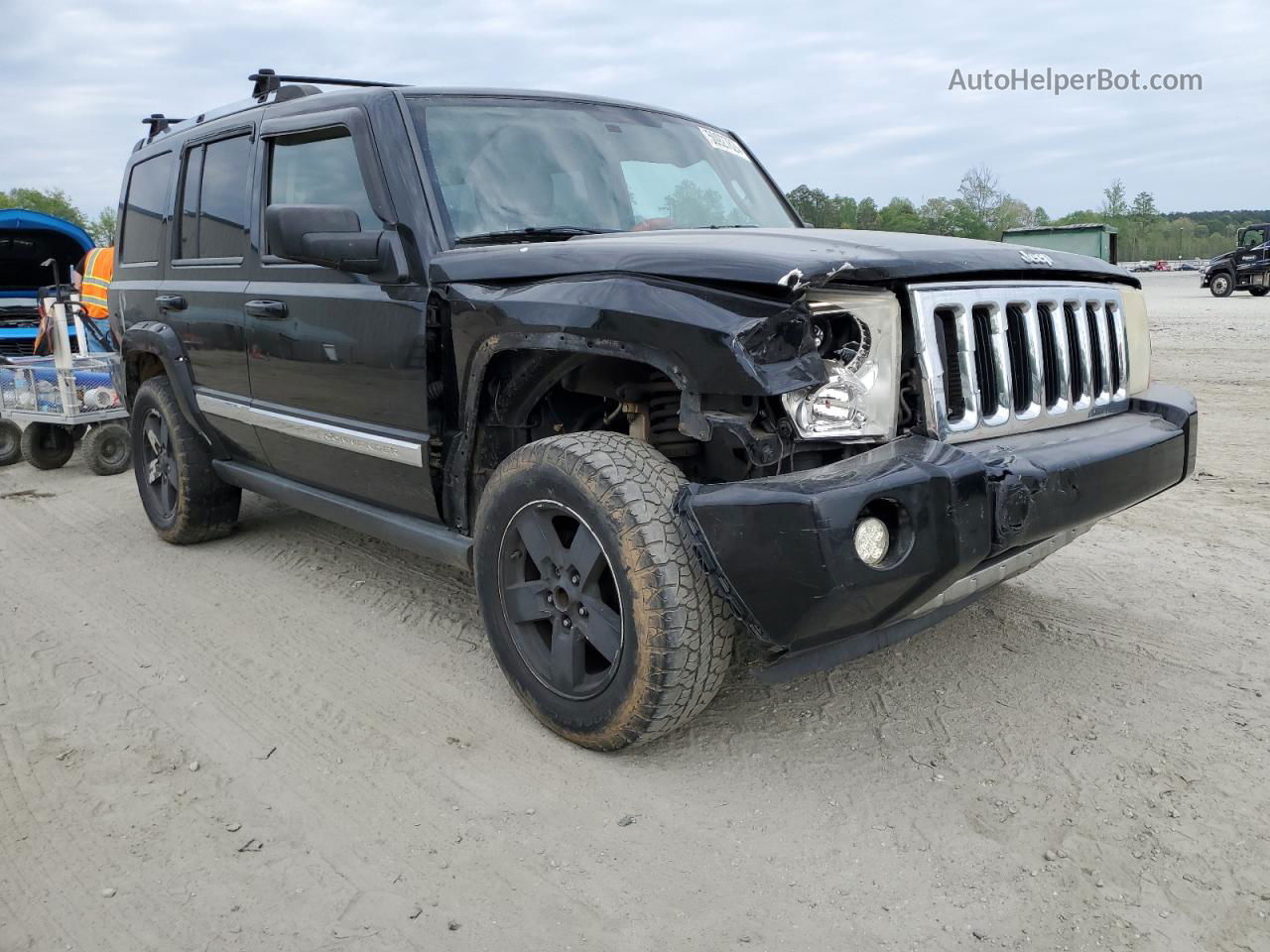 2006 Jeep Commander Limited Black vin: 1J8HH58N16C192649