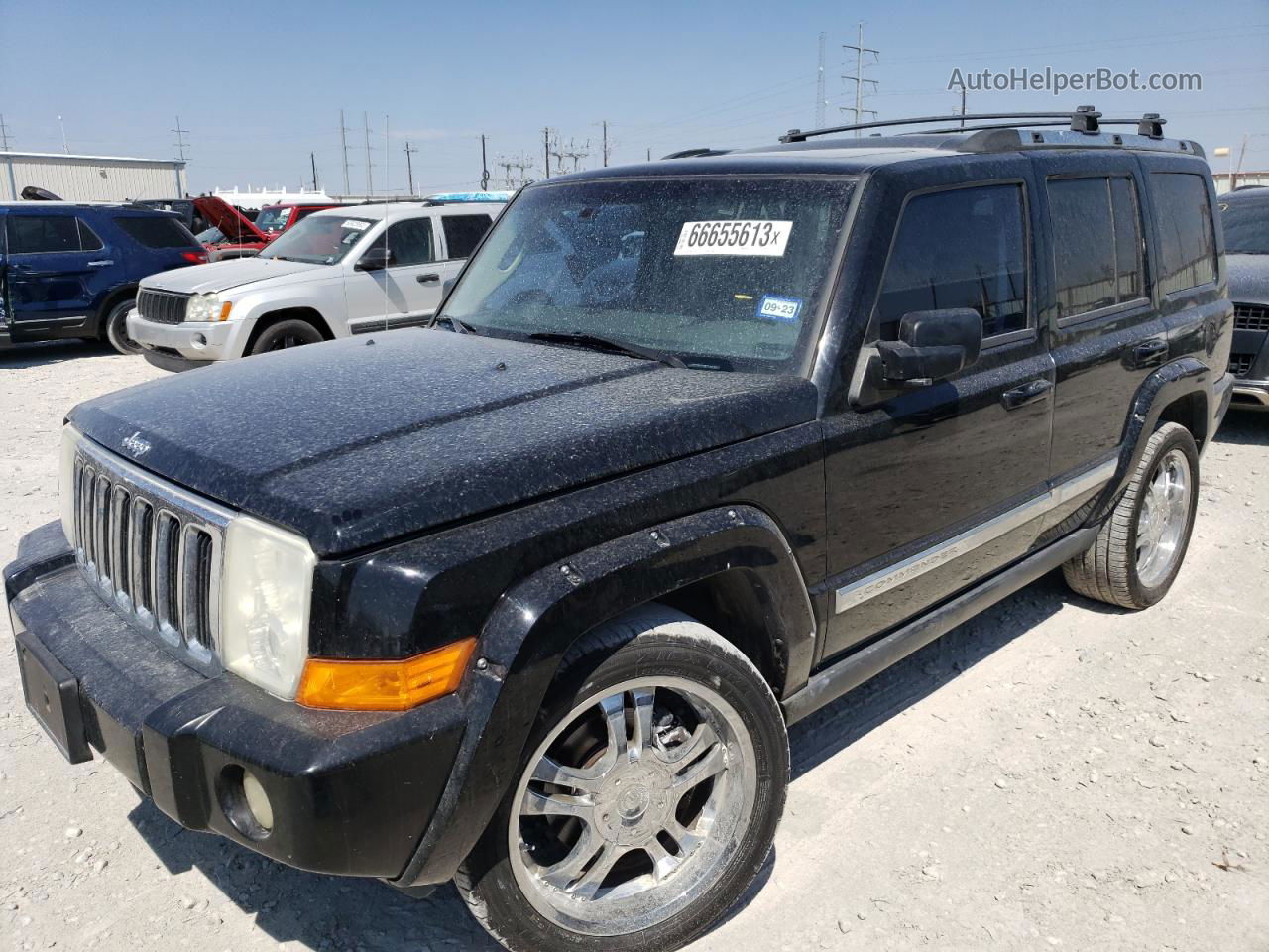 2006 Jeep Commander Limited Black vin: 1J8HH58N36C142125