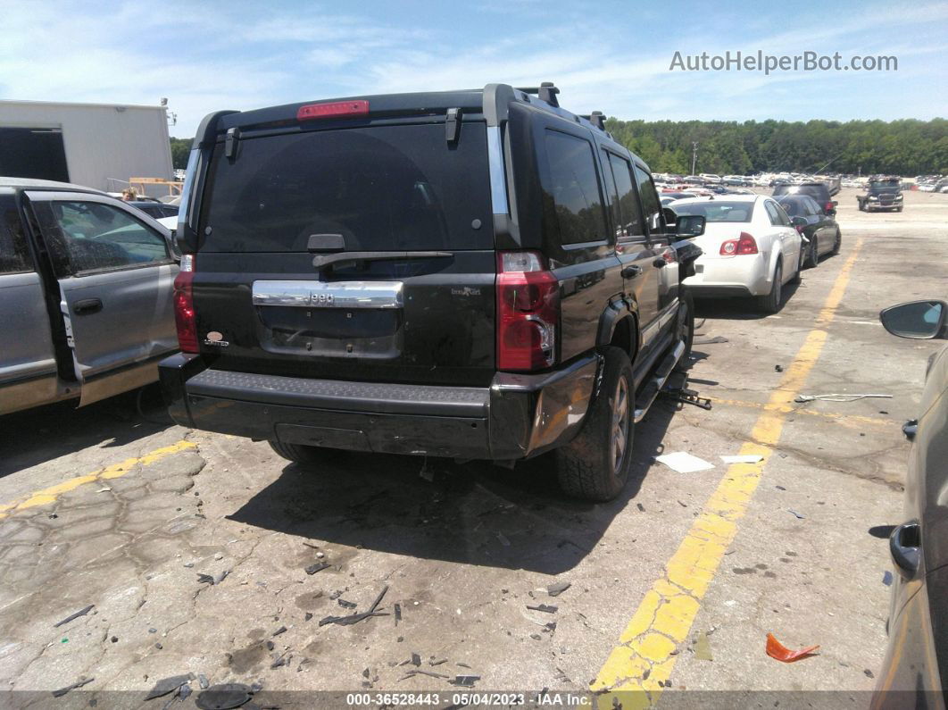 2006 Jeep Commander Limited Black vin: 1J8HH58N46C312525