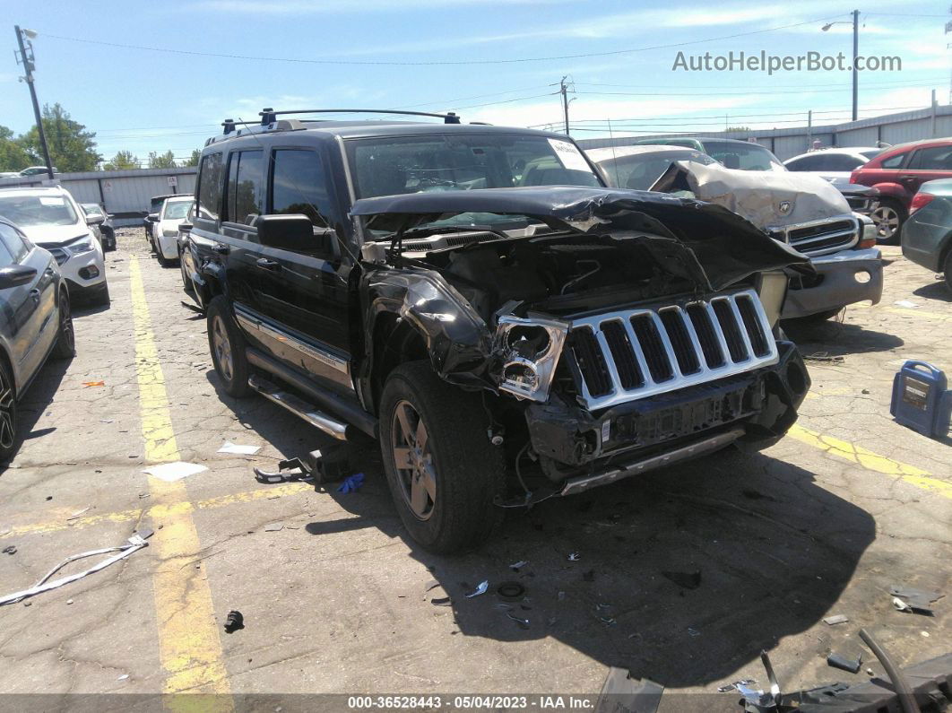 2006 Jeep Commander Limited Black vin: 1J8HH58N46C312525