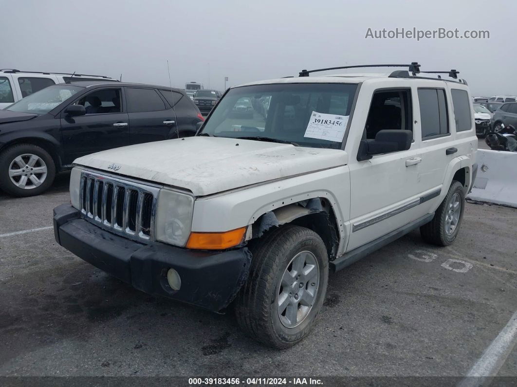 2006 Jeep Commander Limited White vin: 1J8HH58N46C315389